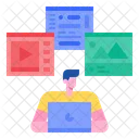 Admin Website Data Icon