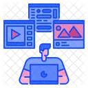 Admin Website Data Icon