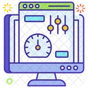 Web Performance Web Dashboard Web Speed Icon
