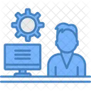 Admin Work Monitor Admin Icon