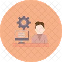 Admin Work Monitor Admin Icon