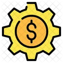 Ajuste Dinero Dollar Icono