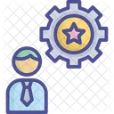Creatividad Gestion De Personal Empresario Icon