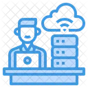 Administrador Nube Servidor Icon