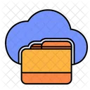 Administrador de archivos en la nube  Icono