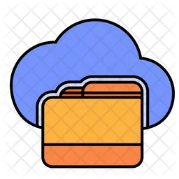 Administrador de archivos en la nube  Icono