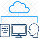 Administrador de servidor em nuvem  Ícone
