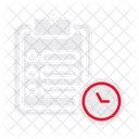 Administration Time Management Deadline Icon