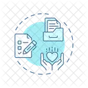 Administrative Volunteering Coordinating Icon