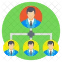 Leadership Team Hierarchy Icon