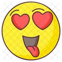 Admiring Love Emoji Admiring Love Expression Emotag Icon
