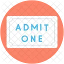 Admit One Ticket Icon