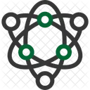 Atome Particules Noyau Icône