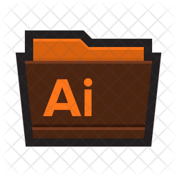 Adobe Illustrator Folder Icon Of Colored Outline Style Available In Svg Png Eps Ai Icon Fonts