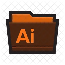 Adobe illustrator folder  Icon