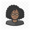 Adolescent Black Female  Icon