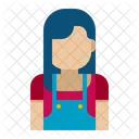 Adolescente Mujer Mujer Senora Icon