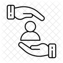 Adoptionsunterstützung  Symbol