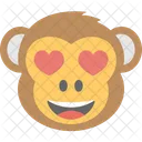 Monkey Emoji Adorable Icon