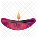 Adorable Fire Lamp Lamp Icon
