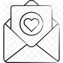 Comunicacao Email Mensagem De Amor Icon