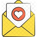 Comunicacao Email Mensagem De Amor Icon