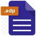 Adp File Paper Icon