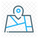 Adresse Standort Karten Icon