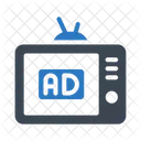 Ads Tv Digital Icon