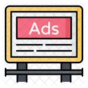 Ads Advertising Board Icon