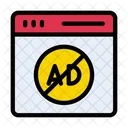 Ads Banned  Icon