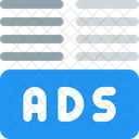 Ads Bottom Margin  Icon