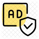 Ads Check Shield Advertising Shield Advertising Protection Icon