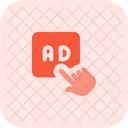 Ads Click Click Advertisement Click Advertising アイコン