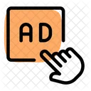 Ads Click Click Advertisement Click Advertising Symbol