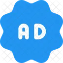 Ads Label Advertising Sticker Sticker Icon