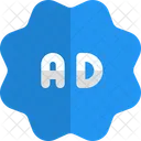 Ads Label Advertising Sticker Sticker Icon