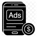 Ads Money Native Advertising Marketing Icon