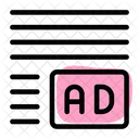 Ads Right Corner Margin Online Advertising Advertising Icon