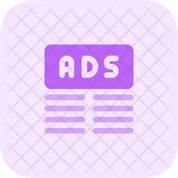 Ads Top Margin  Icon