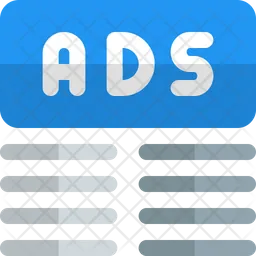 Ads Top Margin Two  Icon