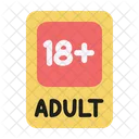 Adult Adults Only Age Restriction Symbol