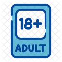 Adult Adults Only Age Restriction Icon