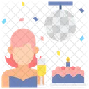 Adult Birthday Party  Icon