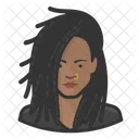 Adult Black Female  Icon