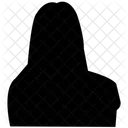 Adult Girl Face  Icon