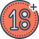 Adult Teenager Stripling Icon