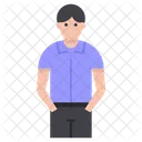 Adult Man Avatar  Icon