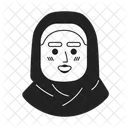 People In Hijabs Similars Mono Icon