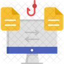 Adulteracao Transferencia De Arquivos Hackeamento De Arquivos Ícone